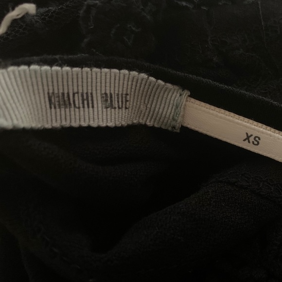 Kimchi Blue Black Tank Top With Lace Trim - Picture 3 of 7